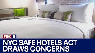 NYC Safe Hotels Act draws concerns from hospitality industry [upl. by Dyanne]