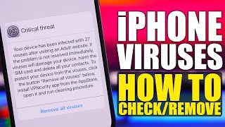 How To Check iPhone for Viruses amp Remove Them [upl. by Ahsiatal537]