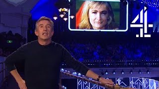 Steve Coogans tribute to Caroline Aherne  Stand Up To Cancer [upl. by Anrahc]