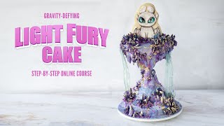 NEW ONLINE COURSE  Light Fury Cake  ON SUGAR GEEK SHOW [upl. by Celine565]