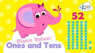 Place Value Ones and Tens  Math for Grade 2  Kids Academy [upl. by Siednarb]