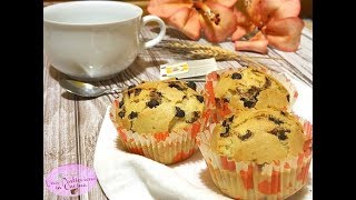 Muffin con Gocce di Cioccolato senza Burro Latte e Uova [upl. by Hodgson42]