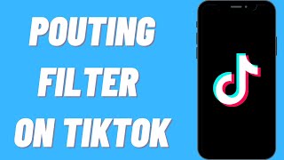 How To Get The Pouting Filter on TikTok  TikTok Pouting Filter [upl. by Nwadahs]