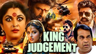 Nandamuri Balakrishnas King Judgement 2024 New Hindi Dubbed Movie  Ramya Krishnan Brahmanandam [upl. by Hoeg820]