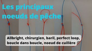 6 nœuds indispensables pour la pêche à la mouches [upl. by Iliram]