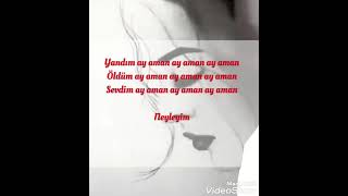 yandim ay aman karaoke [upl. by Ayatal271]