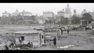 Vintage photos show Central Parks Hooverville a shanty town surrounded [upl. by Limann]