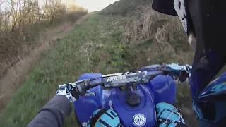 Yamaha Blaster 200 vs Yamaha Raptor 350 off road [upl. by Oilcareh105]