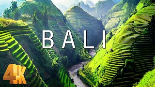 FLYING OVER BALI 4K UHD  Relaxing Music With Amazing Beautiful Nature Scenery For Stress Relief [upl. by Senaj]