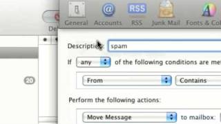 Apple Mail tip how to block senders [upl. by Lledrev]