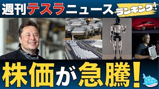 【1216 テスラ週刊ニュースランキング！】株価急騰するテスラに関する最新ニュースをまるっとランキングで紹介！ [upl. by Mohandis15]