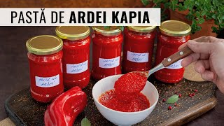 Cu ea dăm gust și culoare mâncărurilor toată iarna pastă de ardei kapiagogoșari  Bucate Aromate [upl. by Traver]