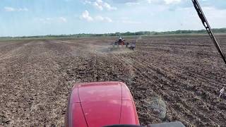 Planting with a Case IH MX230 and an International 856 [upl. by Zetrauq]