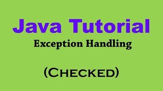 104 Exception Handling in Java Practical Part 3 Checked [upl. by Snow]