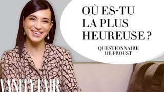 Qui est vraiment Camélia Jordana   Questionnaire de Proust  Vanity Fair [upl. by Asnerek]