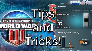 Conflict of Nations WW3  Tips and Tricks  How to Play Better 1 [upl. by Nallij]