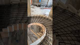 Spiral staircase staircase construction shorts viralvideo [upl. by Otti]