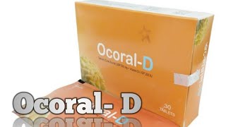 Ocoral D   Coral calcium amp vitamin D3  হাড়ের চিকিৎসা [upl. by Arek]