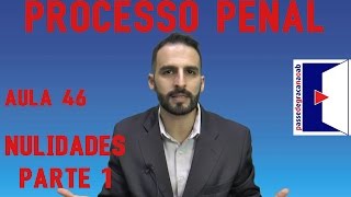 Nulidades Parte 1  Processo Penal  Aula 46  2017 [upl. by Fattal772]