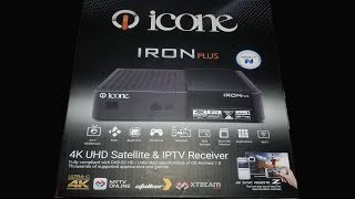 مراجعة ريسيفر ICONE IRON PLUS [upl. by Naivaf]