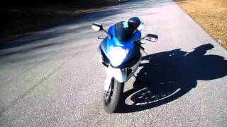 2011 Suzuki GSXR 750 exhaust [upl. by Boser]