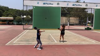 Torneo de Maestros 2023 FINAL 35 damas 5to set Claudia S vs Monica P Paleta Frontón [upl. by Douglas]