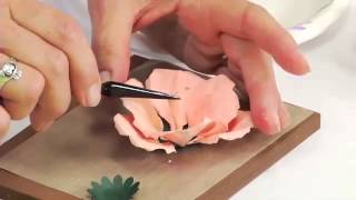 How to Use Sizzix Thinlits Rose Flower Die 658411 [upl. by Udale]