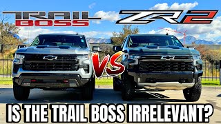 2025 Chevy Silverado Trail Boss VS ZR2 Is The Trail Boss On The Chopping Block After This [upl. by Neenaej]