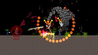 Stick Ranger Hell Castle Boss with Sniper Magician Whipper Gladiator [upl. by Ahseral]