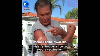 David Hasselhoff  « Moi David Hasselhoff jai trouvé la liberté grâce à la vaccination » [upl. by Atnima932]