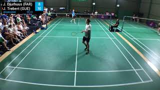 Court 3  Badminton  Day 4  NatWest International Island Games 2023 [upl. by Wiley]