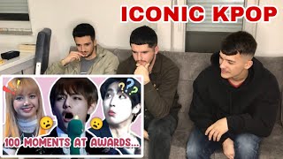 FNF Reacting to 100 ICONIC Moments at KPOP Award Ceremonies  KPOP REACTION [upl. by Stoffel805]