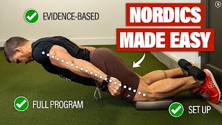 How to Set Up Perform amp Program Nordic Hamstring Curls Progressions  Regressions  Alternatives [upl. by Lerim]