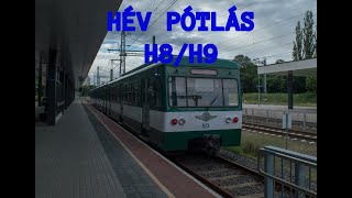 20240601 Hév pótlás a H8H9 vonalon pótlóbuszok [upl. by Septima]