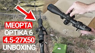 Meopta Optika 6 FFP MRAD1 4527x50 UNBOXING amp Zero STOP  TIPS amp TALKS TUESDAY [upl. by Ulane]