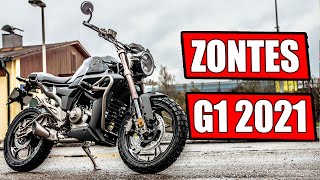 ZONTES G1 125CCM ERSTE FAHRT MOTORRAD 2021 [upl. by Hackney]