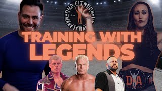 AEW Sensation Ashley DAmboise Reveals All Training with QT Marshall Cody Rhodes amp Billy Gunn [upl. by Arrik695]