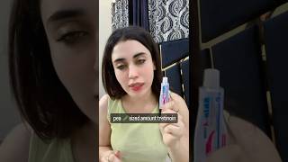 How I apply tretinoin skincare skin antiaging tretinoincream trending healthylifestyle [upl. by Aric]