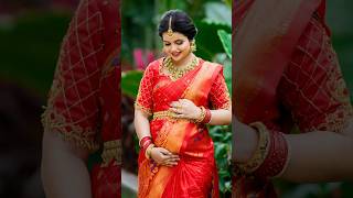 😍❤️🫠🧿 explore shortsvideo youtube trend trending saree stylingideas maternity shoot yt [upl. by Ecineg360]