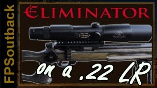 Burris Eliminator on a 22 LR [upl. by Irtemed]