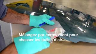 Apprendre les bases en carrosserie  Réaliser la finition au Mastic [upl. by Grubman]