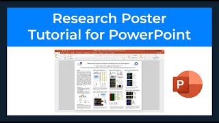 How to Make a Good Research Poster in PowerPoint [upl. by Cornie36]