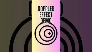 My Doppler Effect Demo science dopplereffect highschoolscience [upl. by Malvina404]