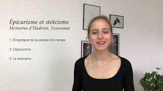 Lépicurisme et le stoïcisme – Mémoires dHadrien Marguerite Yourcenar [upl. by Yeltnerb]