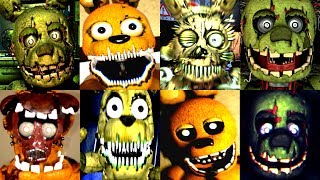 30 SPRINGTRAP JUMPSCARES  FNAF amp Fan Games [upl. by Enner]