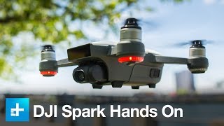 DJI Spark Quadcopter  Hands On Review [upl. by Assiral]