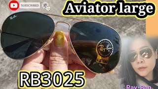 แว่นตากันแดดจาก RayBan RB3025RayBan RB3025 L0205 Aviator Gold Frame [upl. by Tabib]