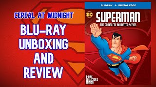 Superman Complete Animated Series Bluray Unboxing And Review [upl. by Icram480]