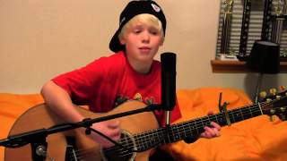 Rocketship Shane Harper acoustic cover by 10 yr old Carson [upl. by Paterson914]