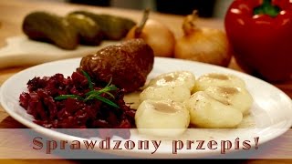 Prawdziwe śląskie zrazy wołowe z kluskami i czerwoną kapustą [upl. by Jennifer]